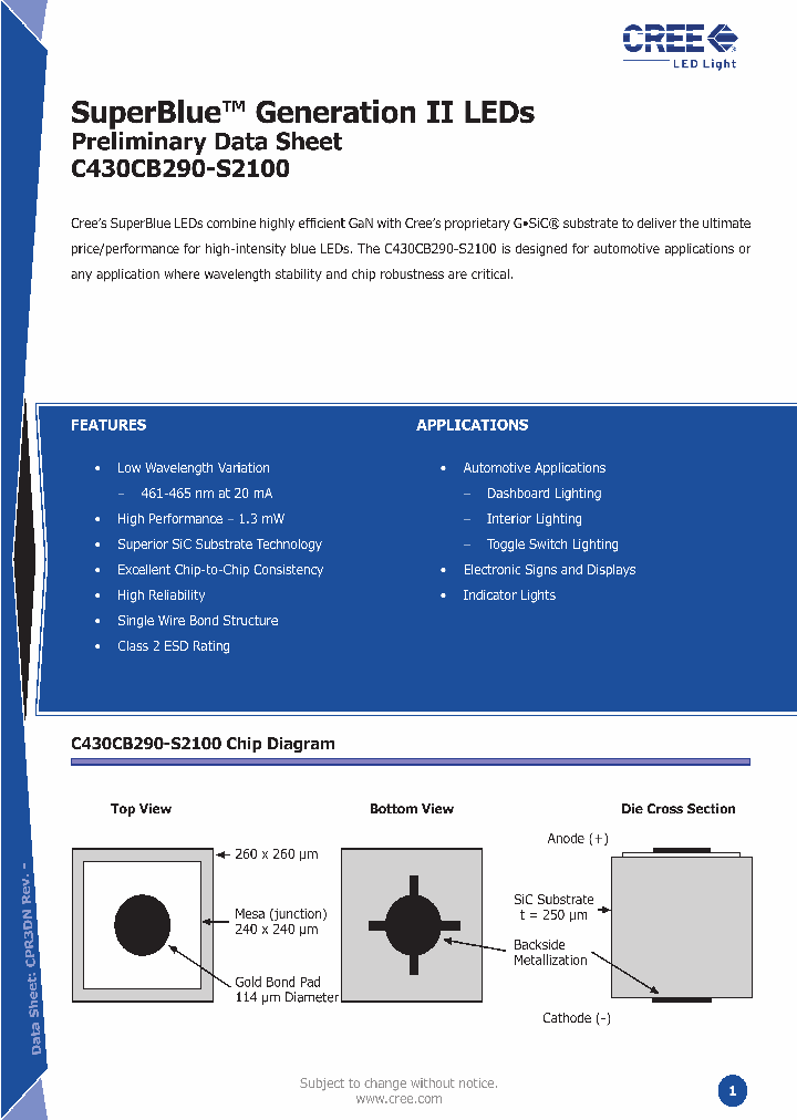 C430CB290-S2100_8244747.PDF Datasheet