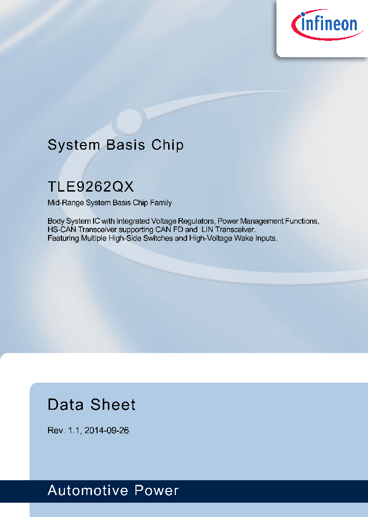 TLE9262QX_8248663.PDF Datasheet