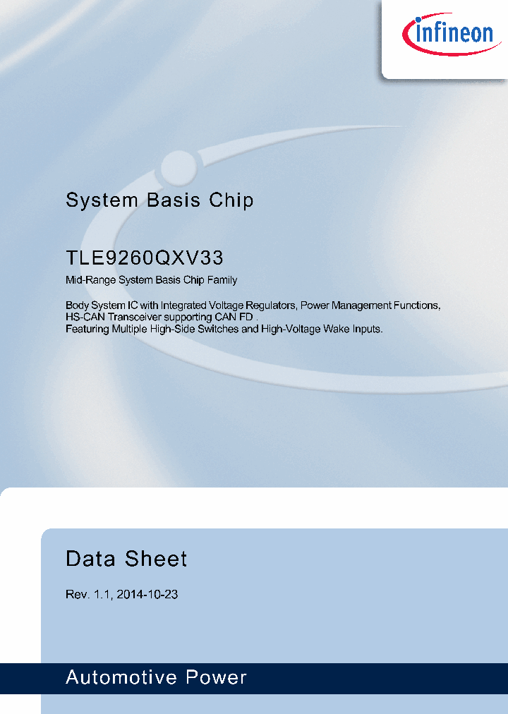 TLE9260QXV33_8248672.PDF Datasheet