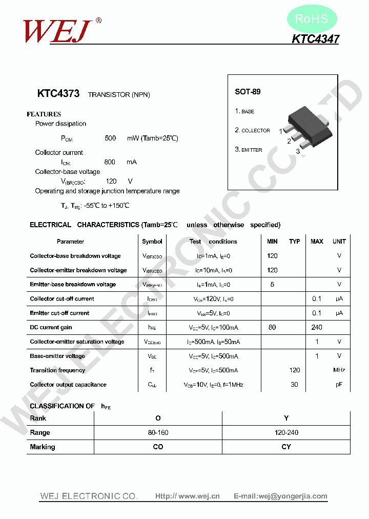 KTC4347_8250289.PDF Datasheet