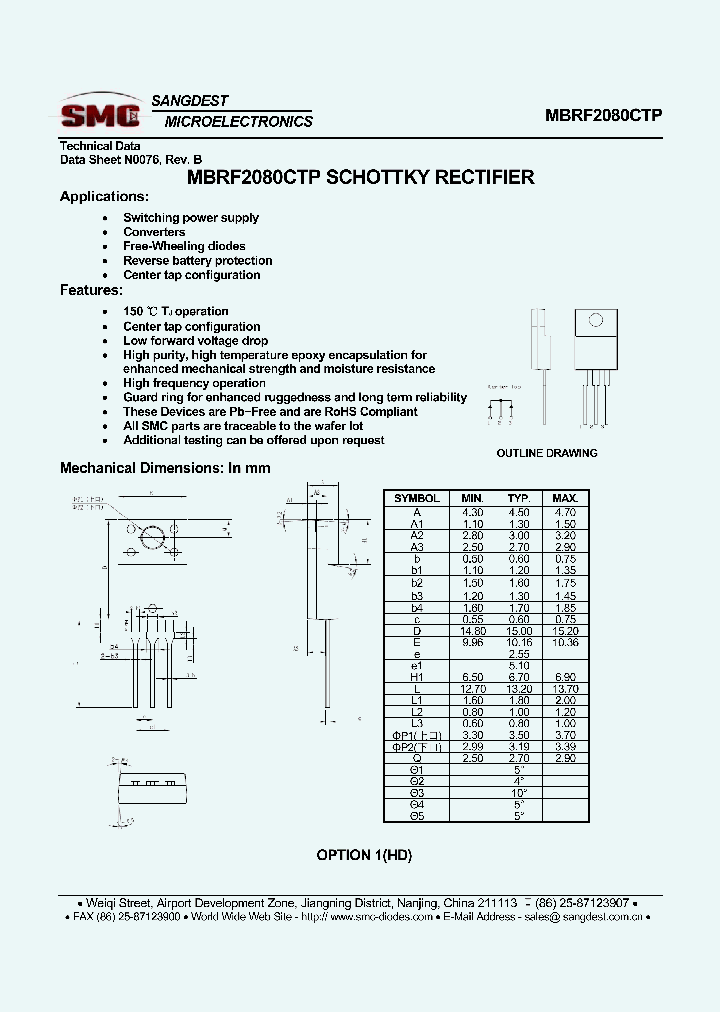 MBRF2080CTP_8252871.PDF Datasheet