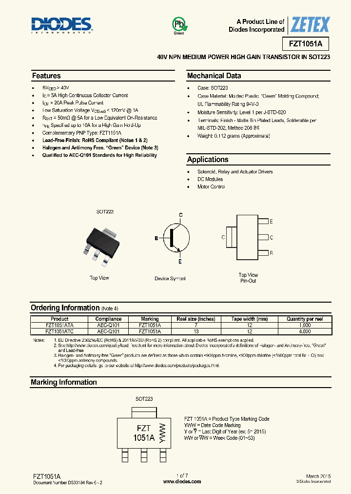 FZT1051-15_8255438.PDF Datasheet