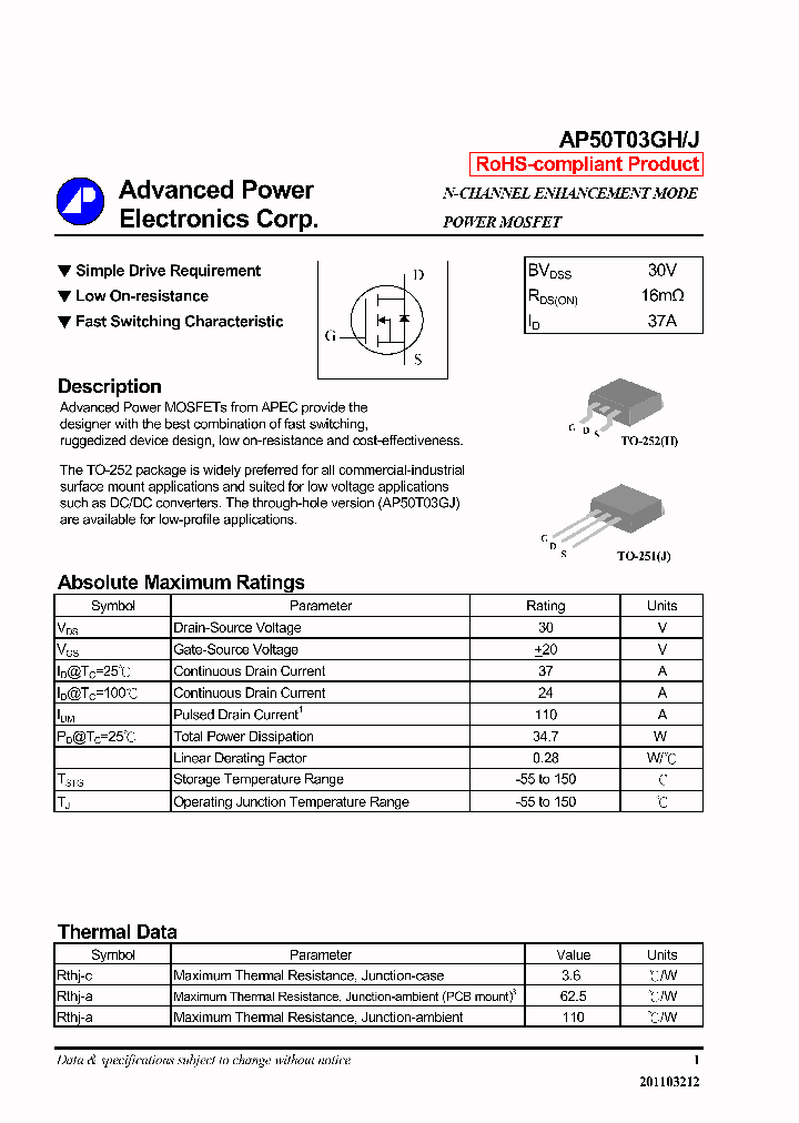 AP50T03GH_7853752.PDF Datasheet