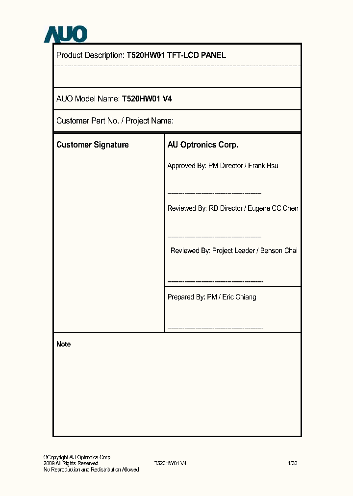 T520HW01-V4_7861268.PDF Datasheet