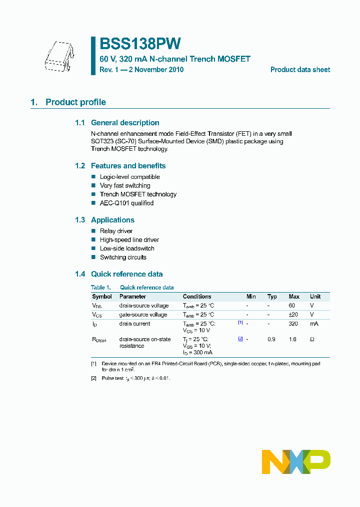 BSS138PW_7863958.PDF Datasheet