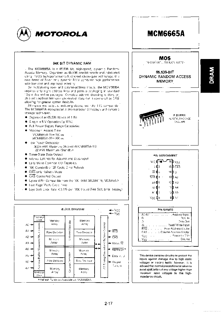 MCM6665A_7866163.PDF Datasheet