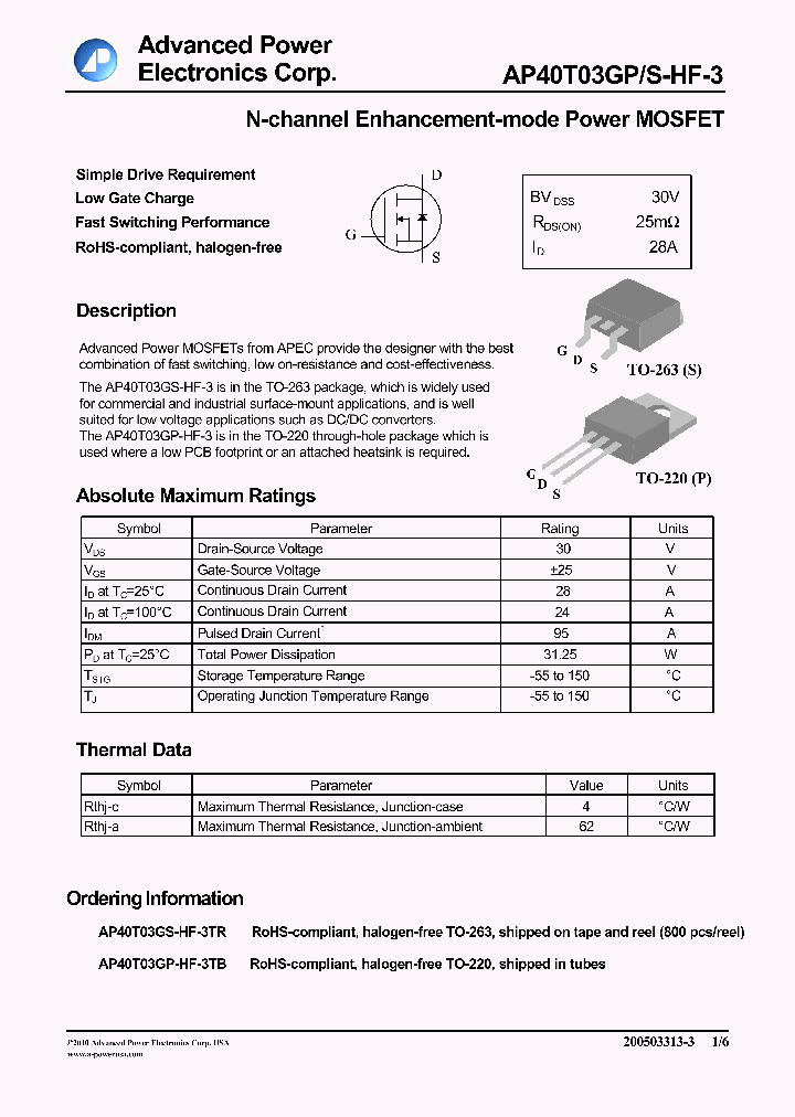 AP40T03GP-HF-3_7868644.PDF Datasheet