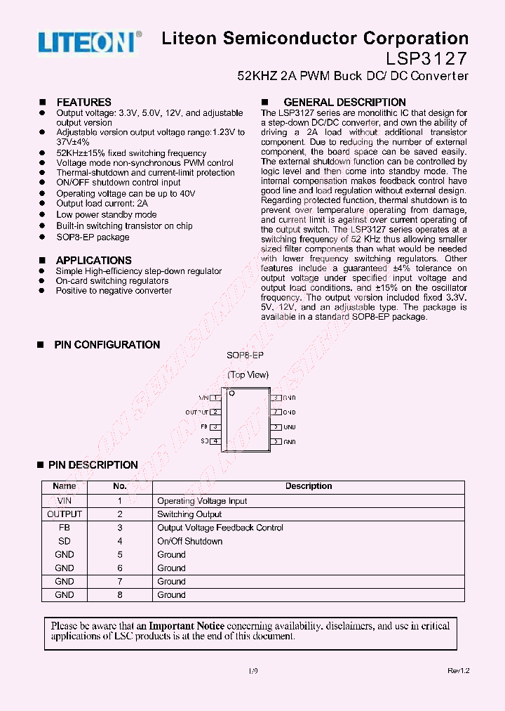 LSP3127_7874955.PDF Datasheet