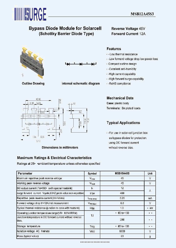 MSB12A45S3_8257806.PDF Datasheet