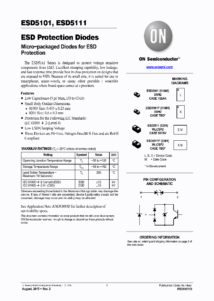 ESD5101_8280684.PDF Datasheet