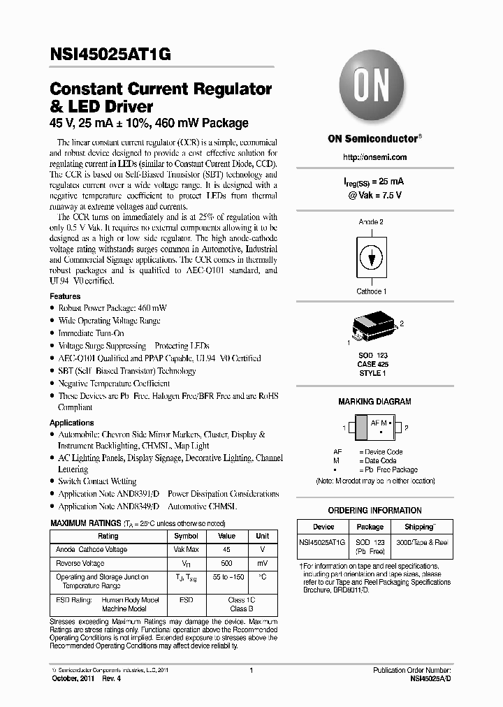 NSI45025A_8281482.PDF Datasheet