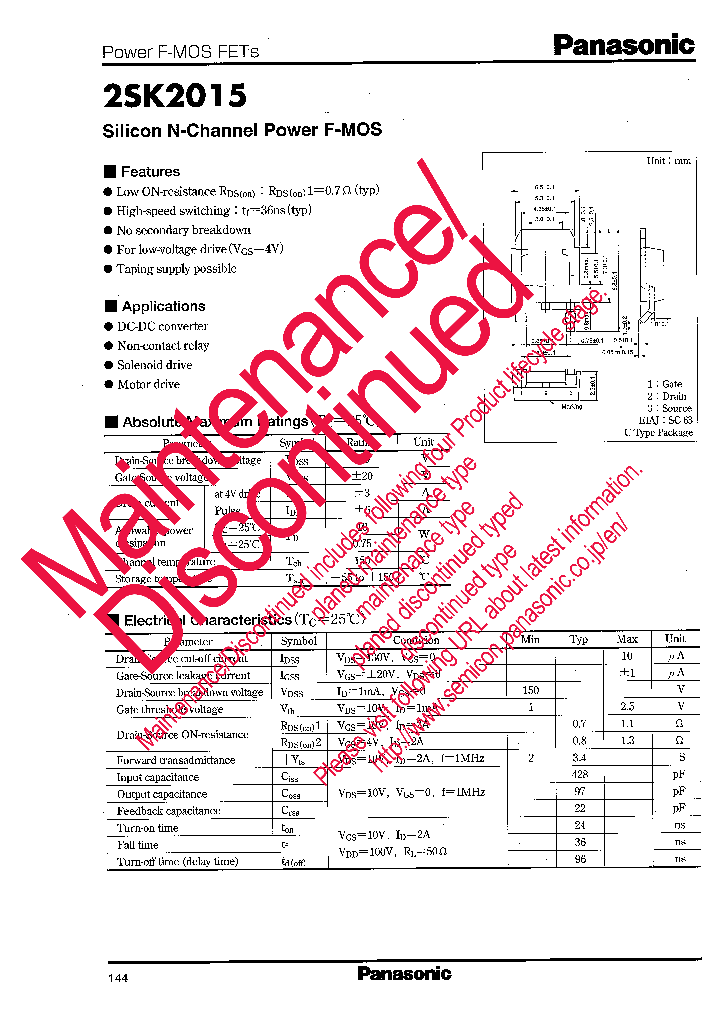 2SK2015_8285760.PDF Datasheet