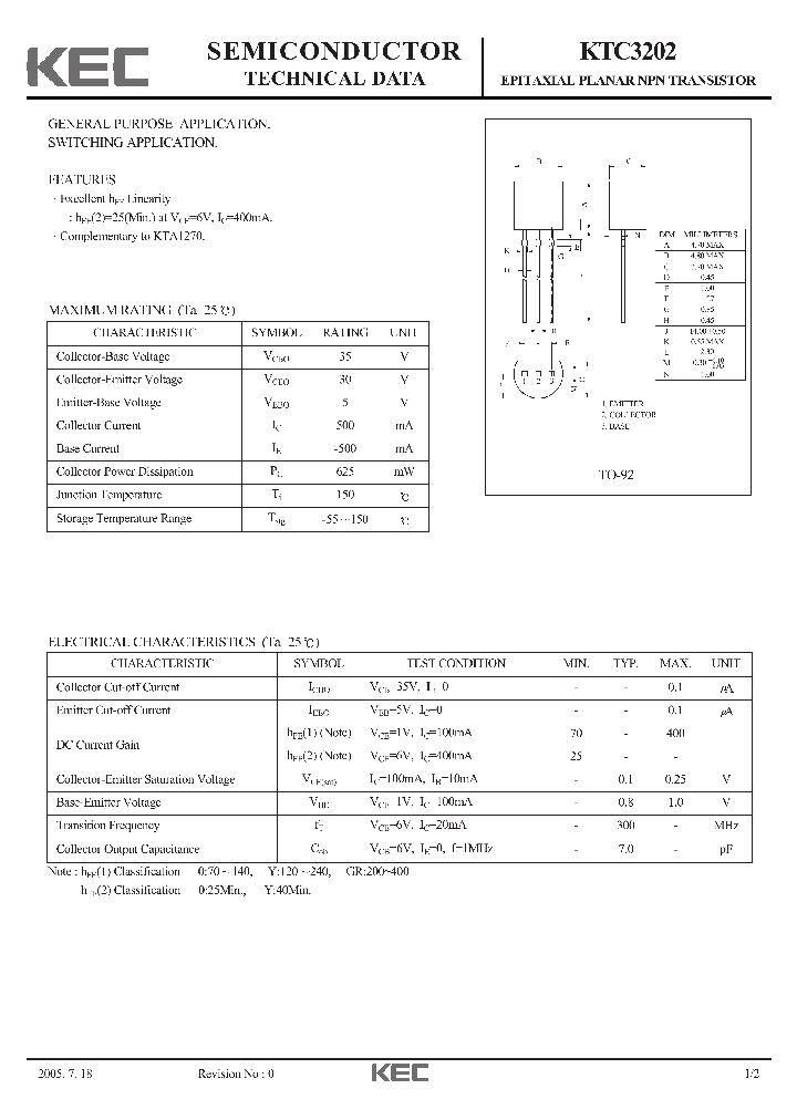 KTC3202-15_8286041.PDF Datasheet