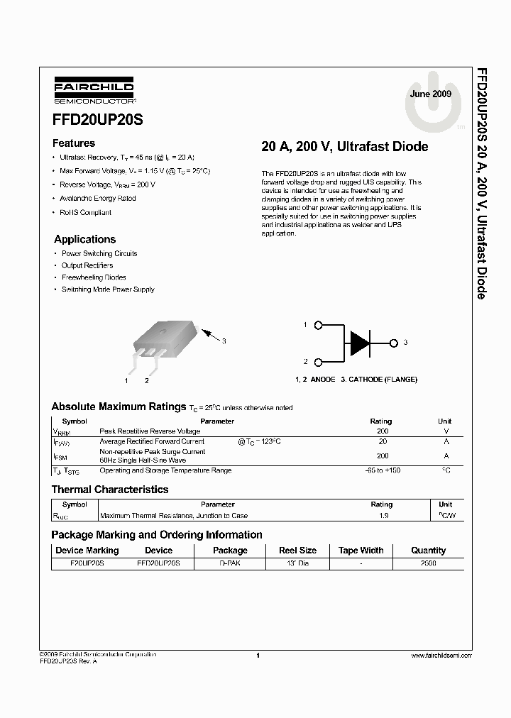 FFD20UP20S_8287766.PDF Datasheet