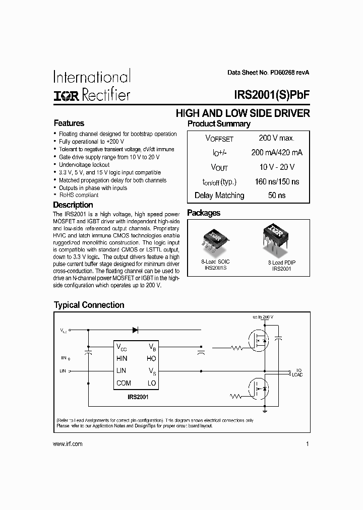 IRS2001PBF-15_8288674.PDF Datasheet