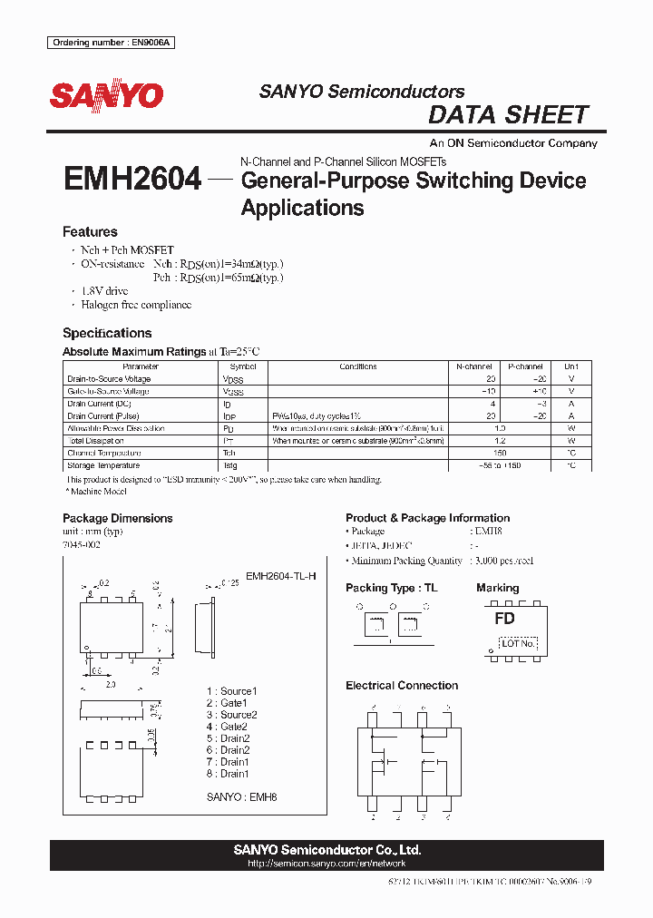 EMH2604_8289700.PDF Datasheet