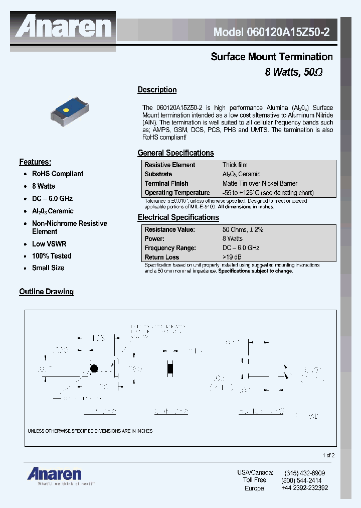 060120A15Z50-2_8301087.PDF Datasheet