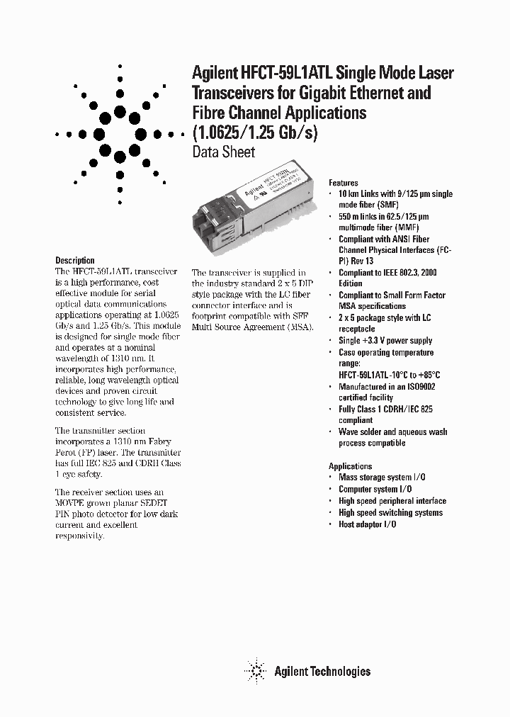HFCT-59L1ATL_8307615.PDF Datasheet