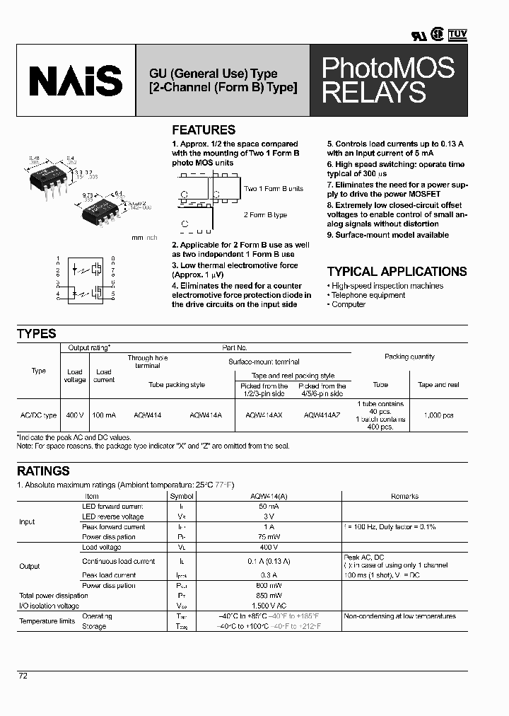 AQW414AZ_8309358.PDF Datasheet