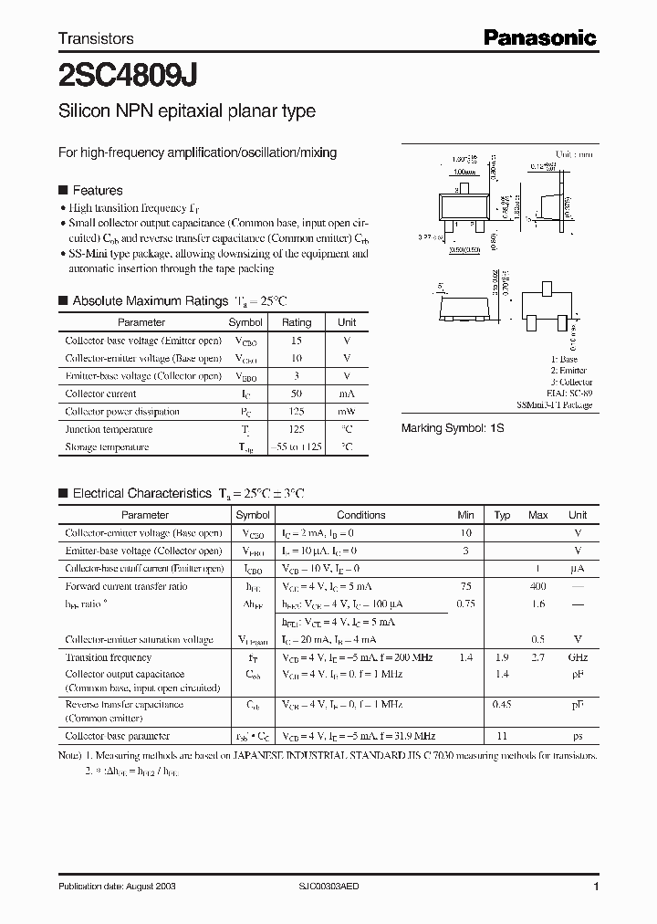 2SC4809J_8312905.PDF Datasheet