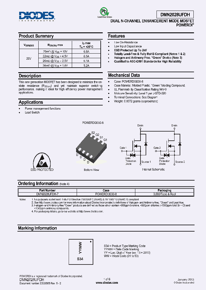 DMN2028UFDH-15_8314601.PDF Datasheet