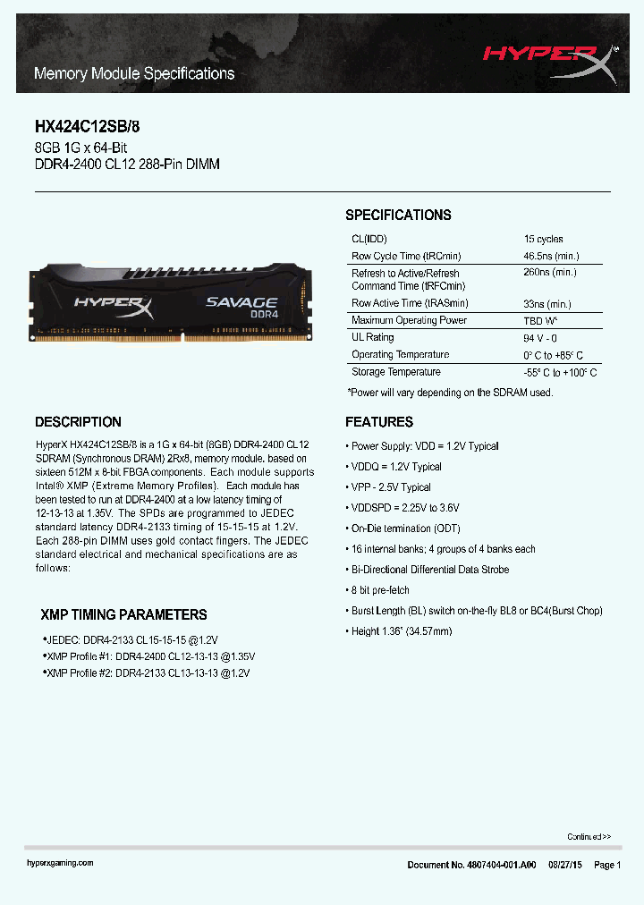 HX424C12SB-8_8317750.PDF Datasheet