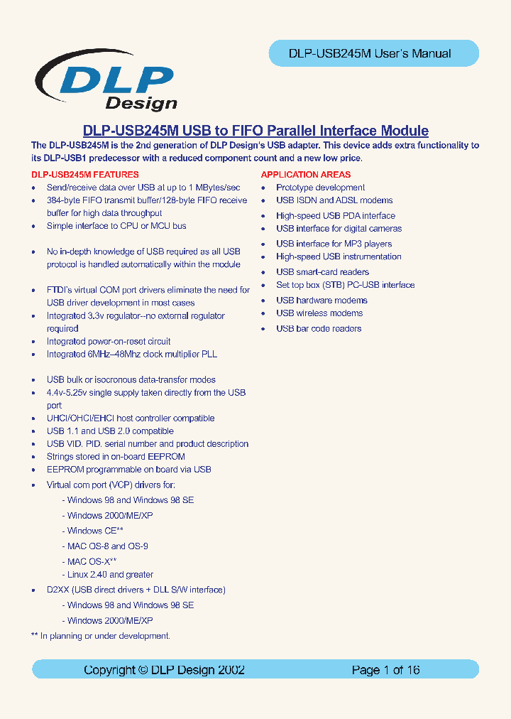 DLP-USM245M_8318344.PDF Datasheet
