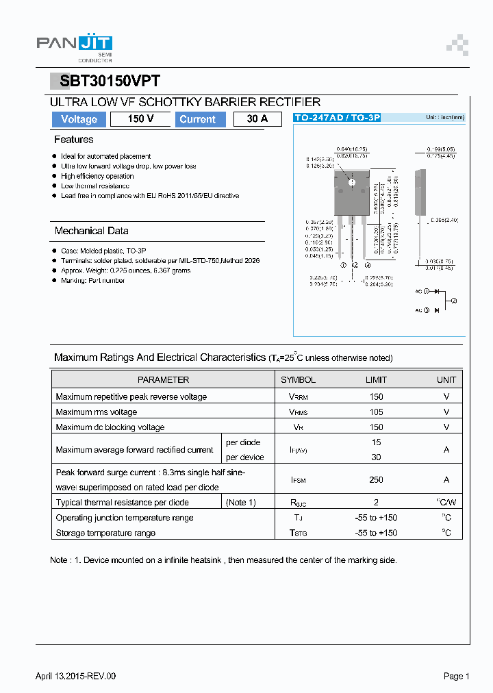 SBT30150VPT_8318825.PDF Datasheet