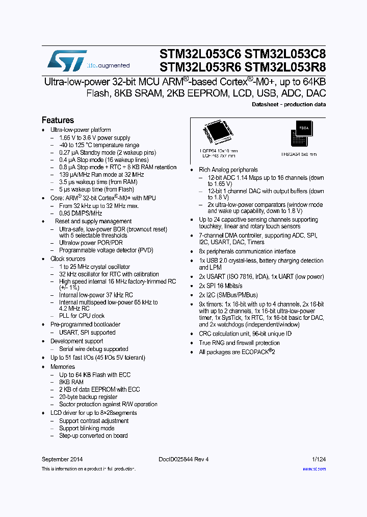 STM32L053R6_8321578.PDF Datasheet