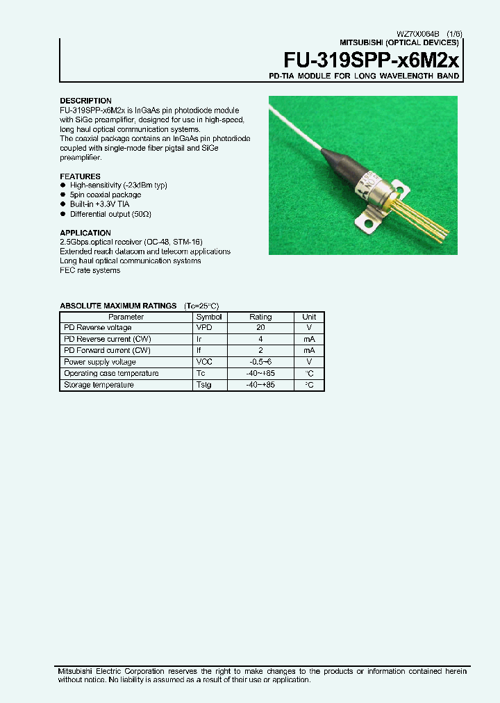 FU-319SPP-X6M2X_8322729.PDF Datasheet
