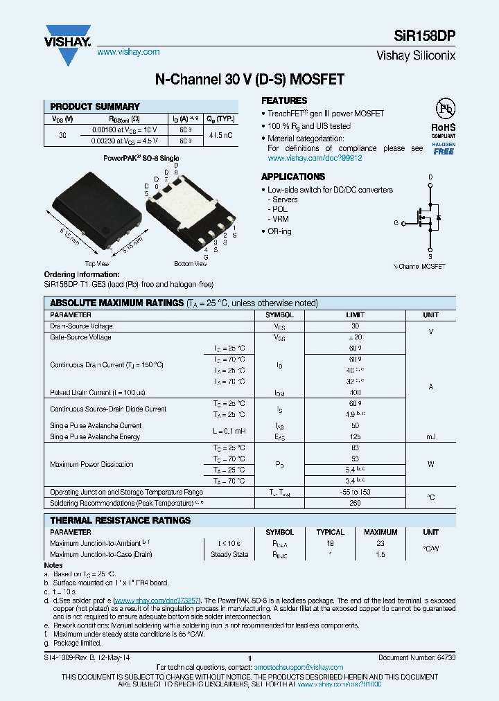 SIR158DP_8322956.PDF Datasheet