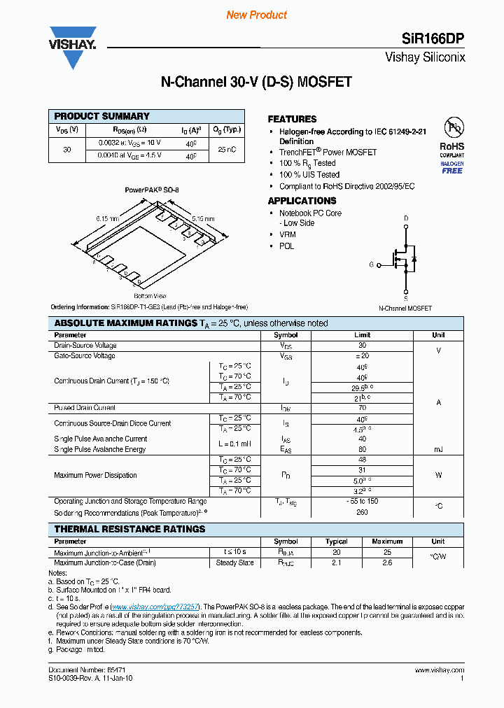 SIR166DP_8322957.PDF Datasheet