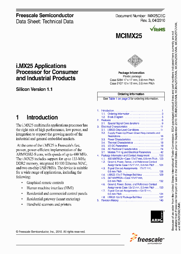 MCIMX253DJM4_8325430.PDF Datasheet