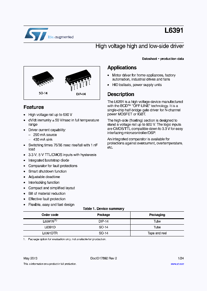 L6391_8326991.PDF Datasheet