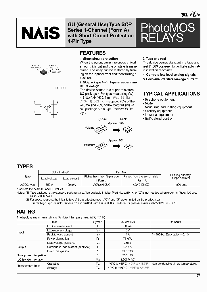 AQY210KSX_8331723.PDF Datasheet