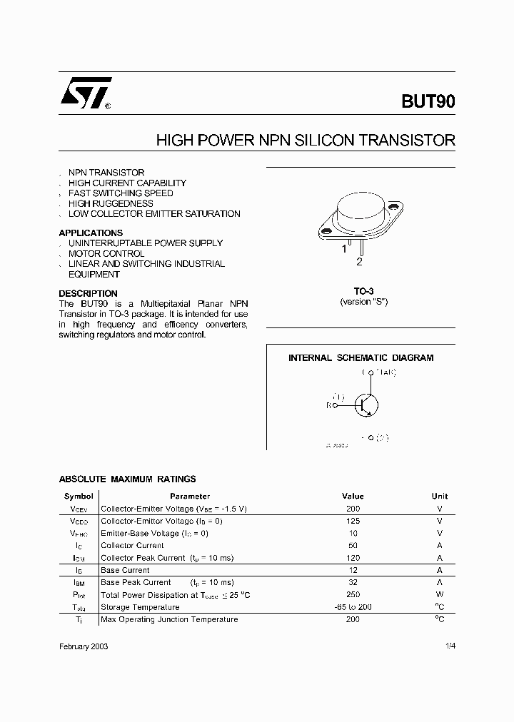 BUT90_8334212.PDF Datasheet