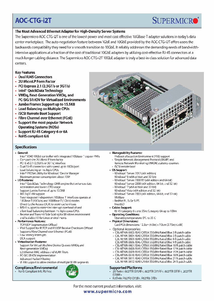AOC-CTG-I2T_8336775.PDF Datasheet