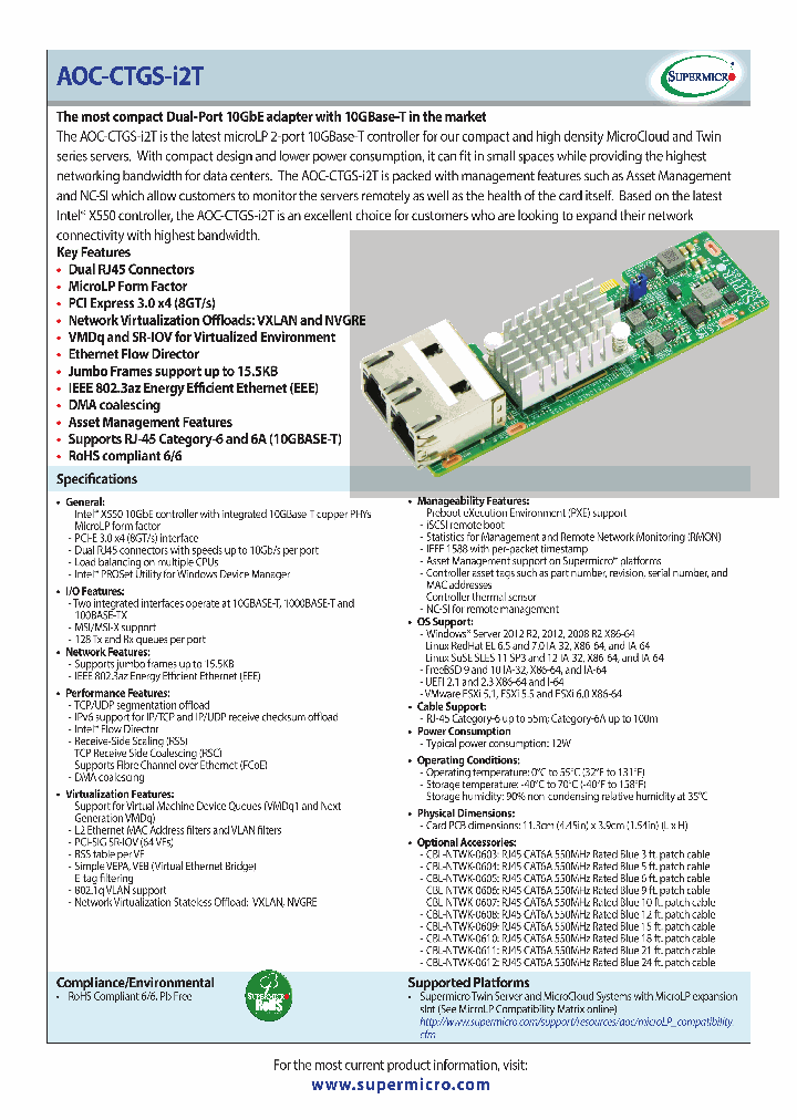 AOC-CTGS-I2T_8336776.PDF Datasheet