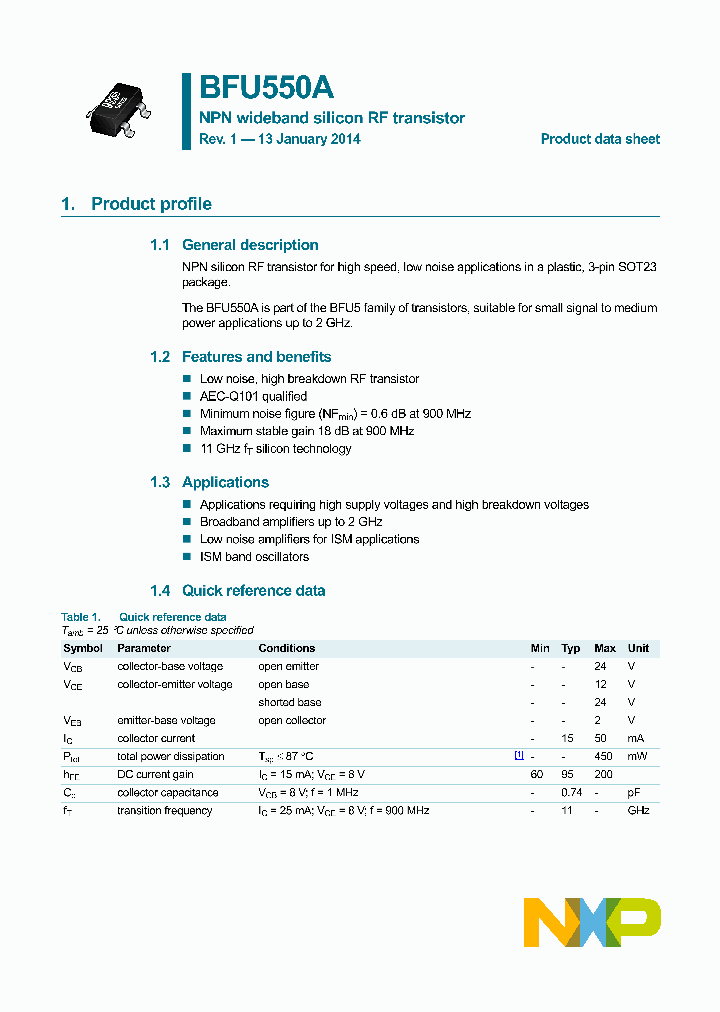 BFU550A_8337936.PDF Datasheet