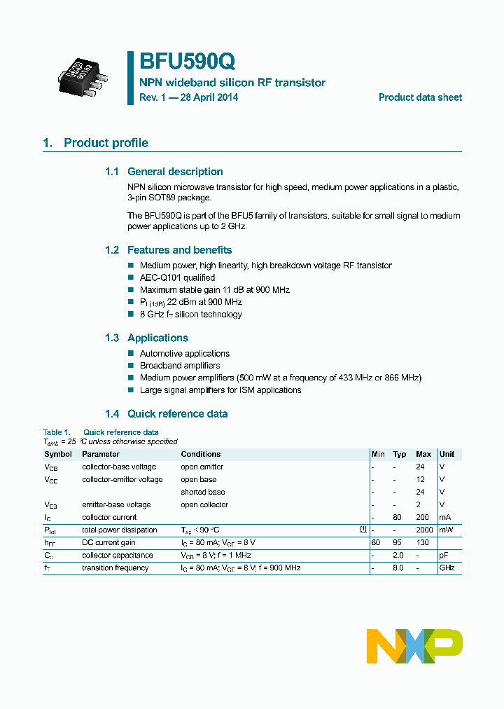 BFU590Q_8337943.PDF Datasheet