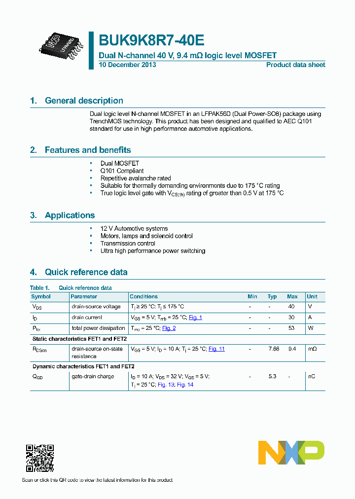 BUK9K8R7-40E_8338064.PDF Datasheet