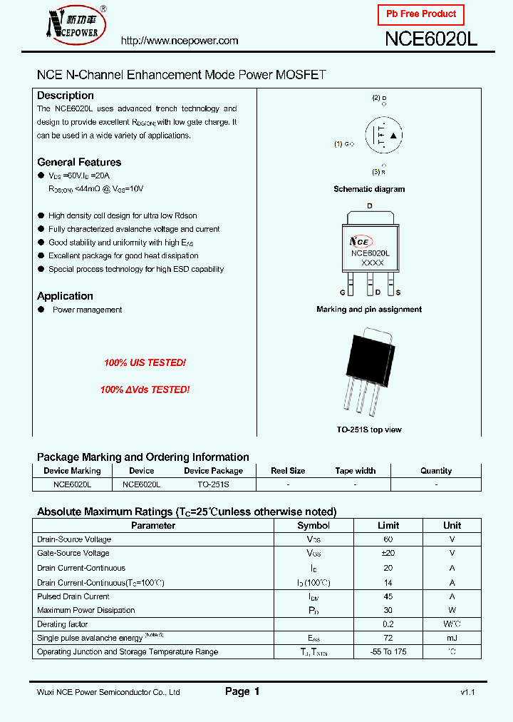 NCE6020L_8341772.PDF Datasheet