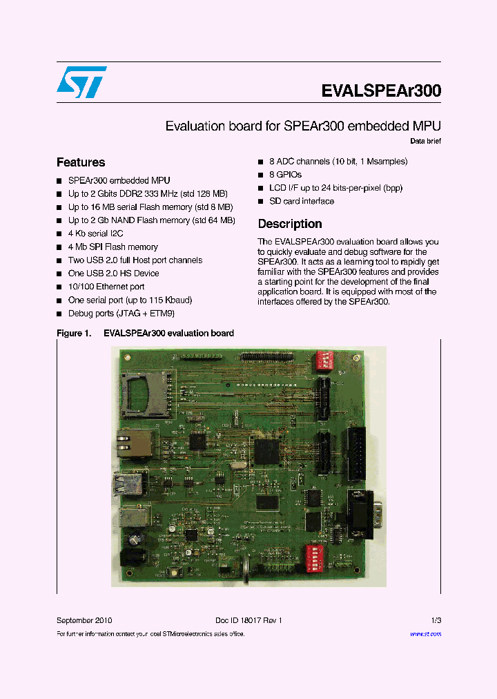 EVALSPEAR300_8344066.PDF Datasheet