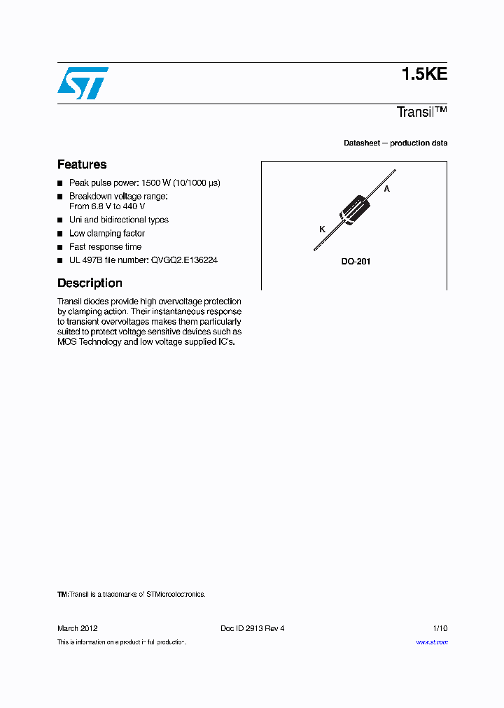 15KE22ACA_8344552.PDF Datasheet