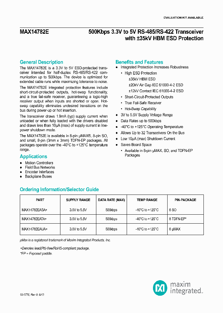 MAX14782EAUA_8346051.PDF Datasheet