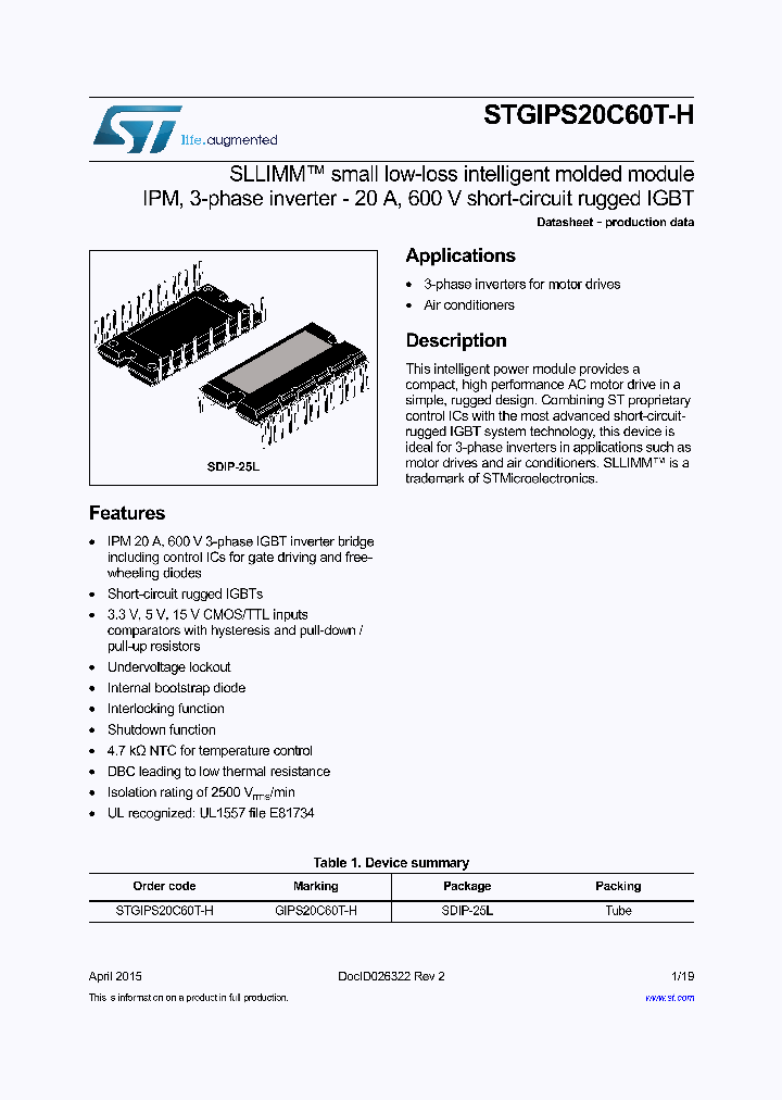 STGIPS20C60T-H_8346471.PDF Datasheet