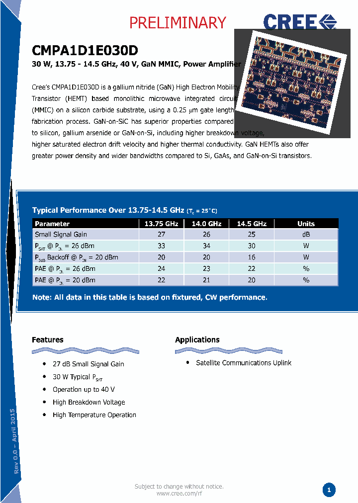 CMPA1D1E030D_8349205.PDF Datasheet