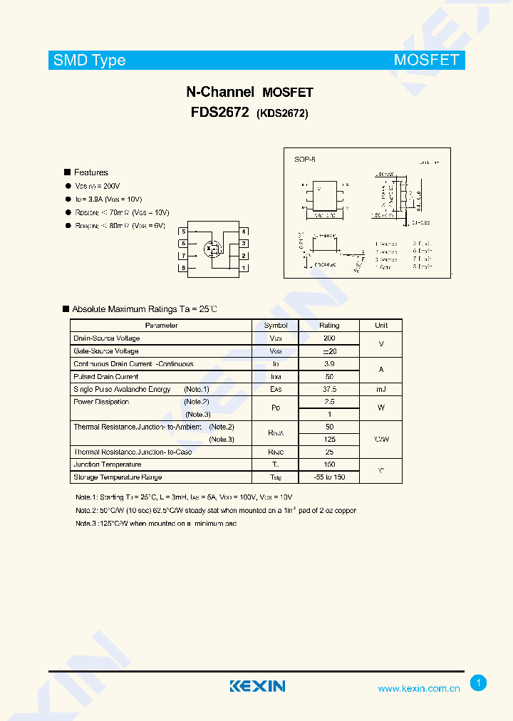 FDS2672_8350872.PDF Datasheet