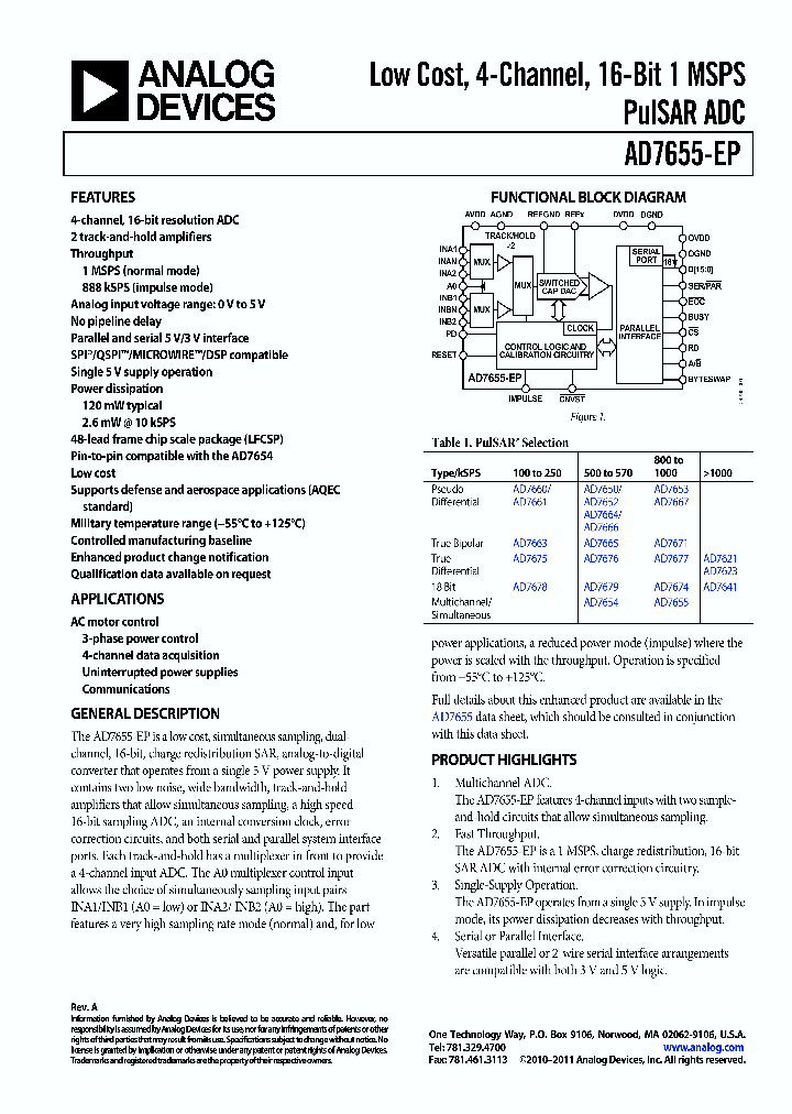 AD7655-EP_8352300.PDF Datasheet