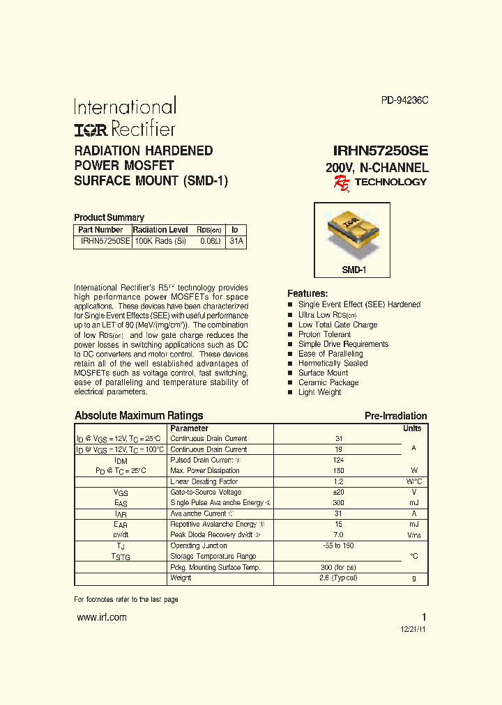 IRHN57250SE-15_8352728.PDF Datasheet